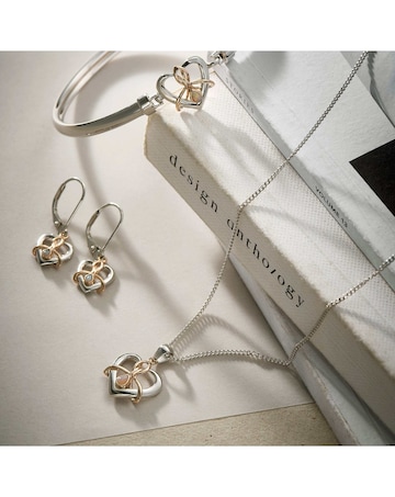 Forever Yours Sterling Silver Dwynwen Pendant with Opal