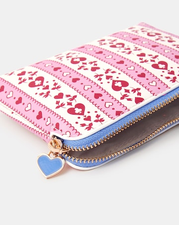 Accessorize Heart Stripe Coin Purse