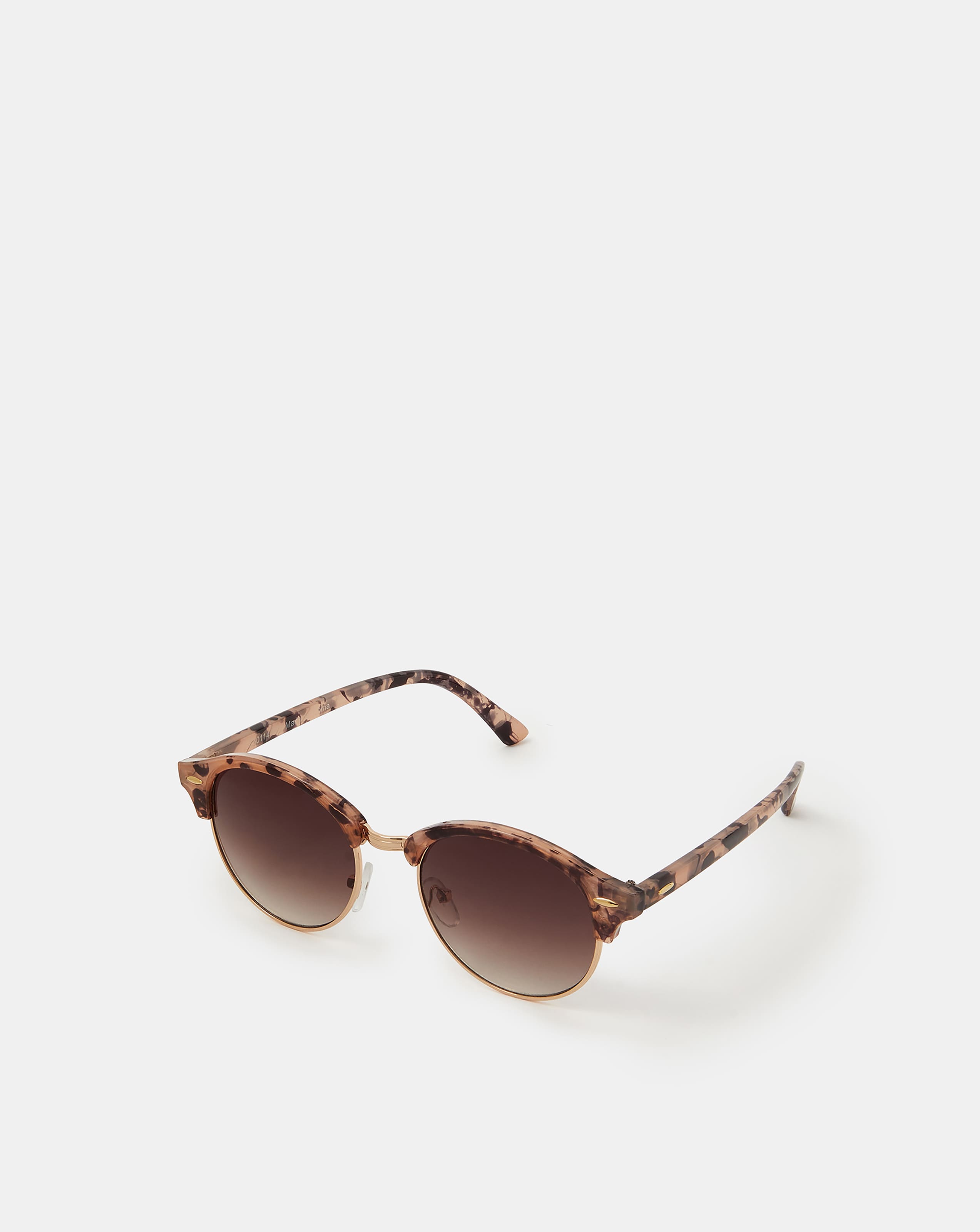 New In - Accessorize Tort Browline Sunglasses