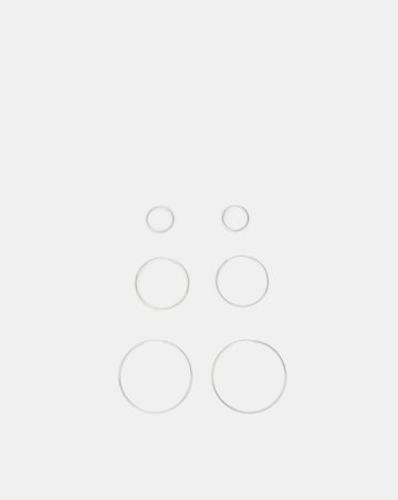 Accessorize 3-Pack ST Hoop Earrings