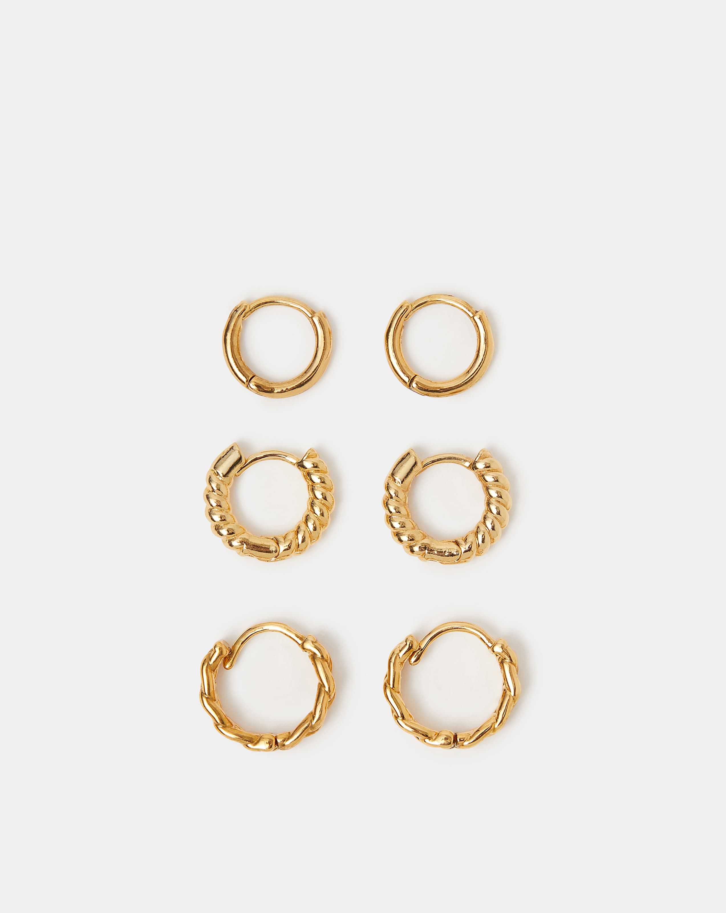 New In - Accessorize 14ct Gold-Plated Earrings