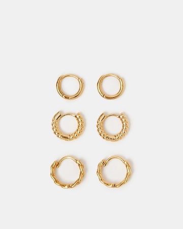 Accessorize 14ct Gold-Plated Earrings