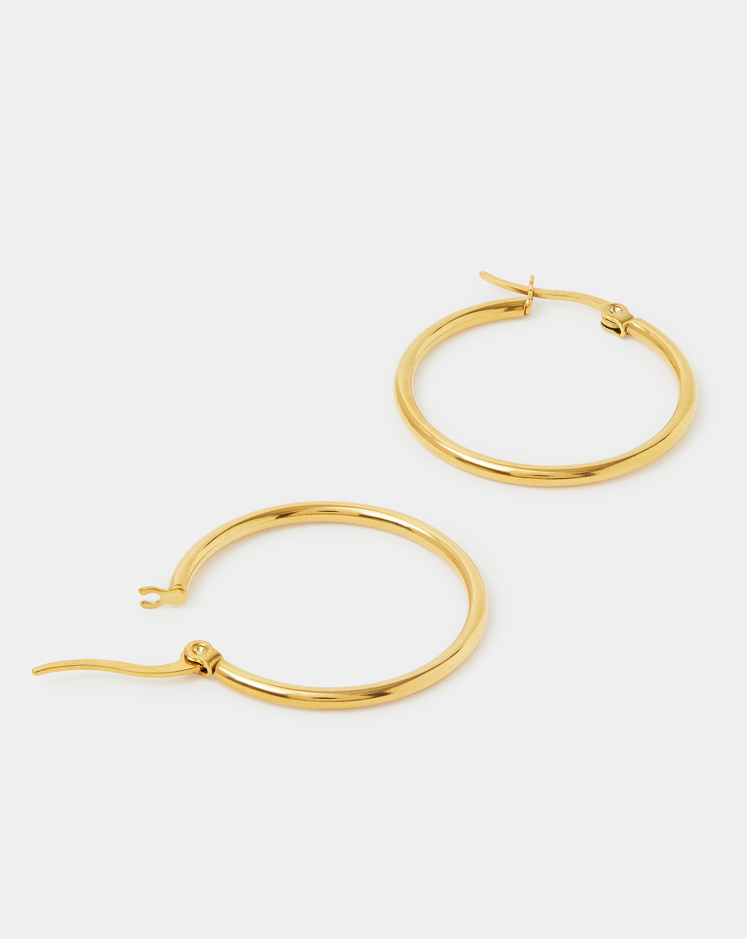 New In - Accessorize Medium ST Hoop Earrings