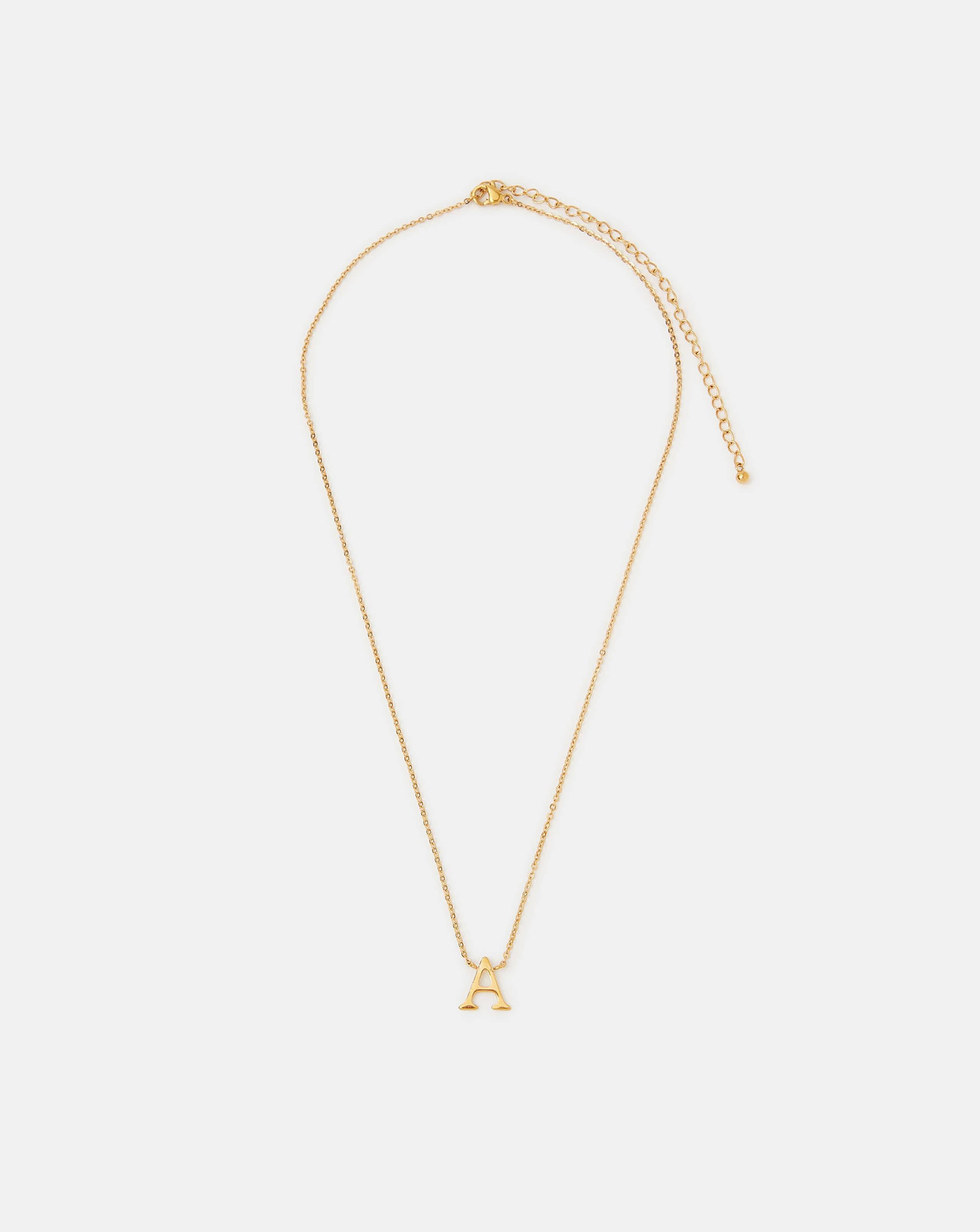 New In - Accessorize SS Initial Pendant Necklace