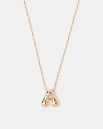 Accessorize Initial Pendant Necklace