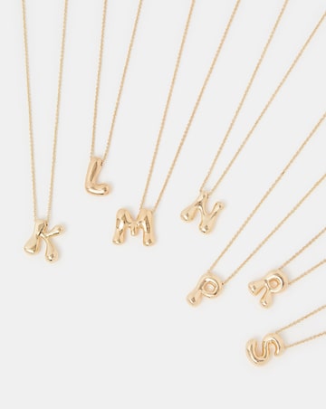 Accessorize Initial Pendant Necklace