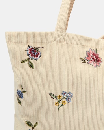 Accessorize Floral Corduroy Shopper Bag