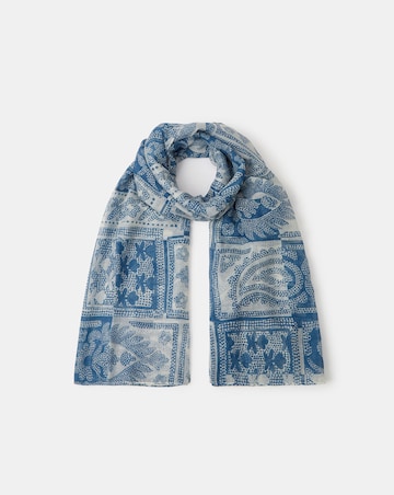 Accessorize Dotty Paisley Print Scarf