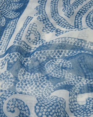 Accessorize Dotty Paisley Print Scarf