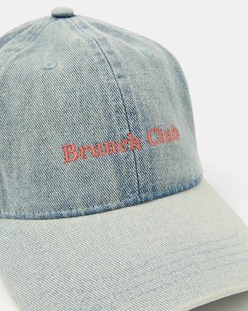 Accessorize Brunch Club Denim Cap
