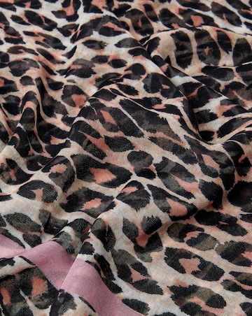 Accessorize Leopard Print Scarf