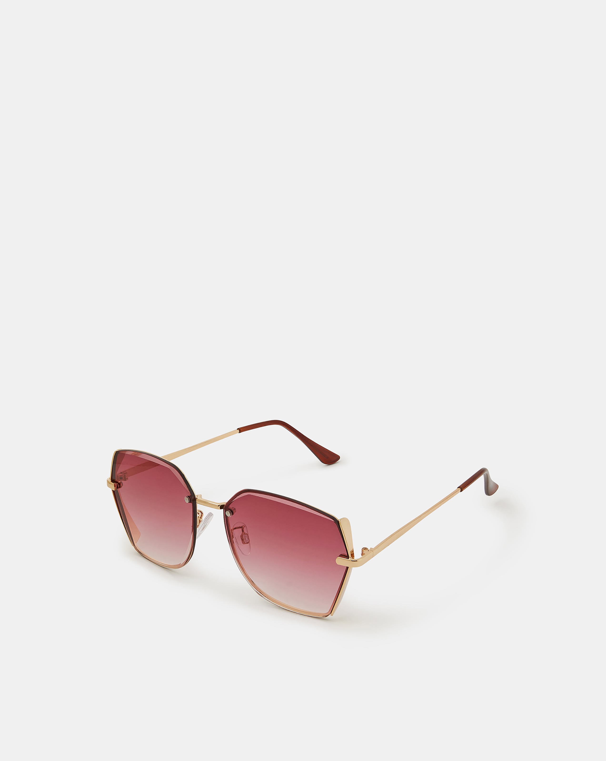 New In - Accessorize Geometric Metal Sunglasses