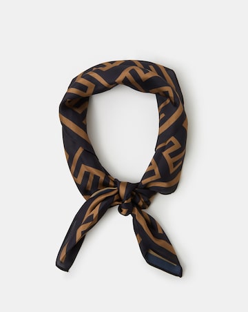 Accessorize Geometric Print Square Scarf