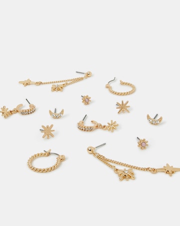 Accessorize Celestial Chain Stud Earring