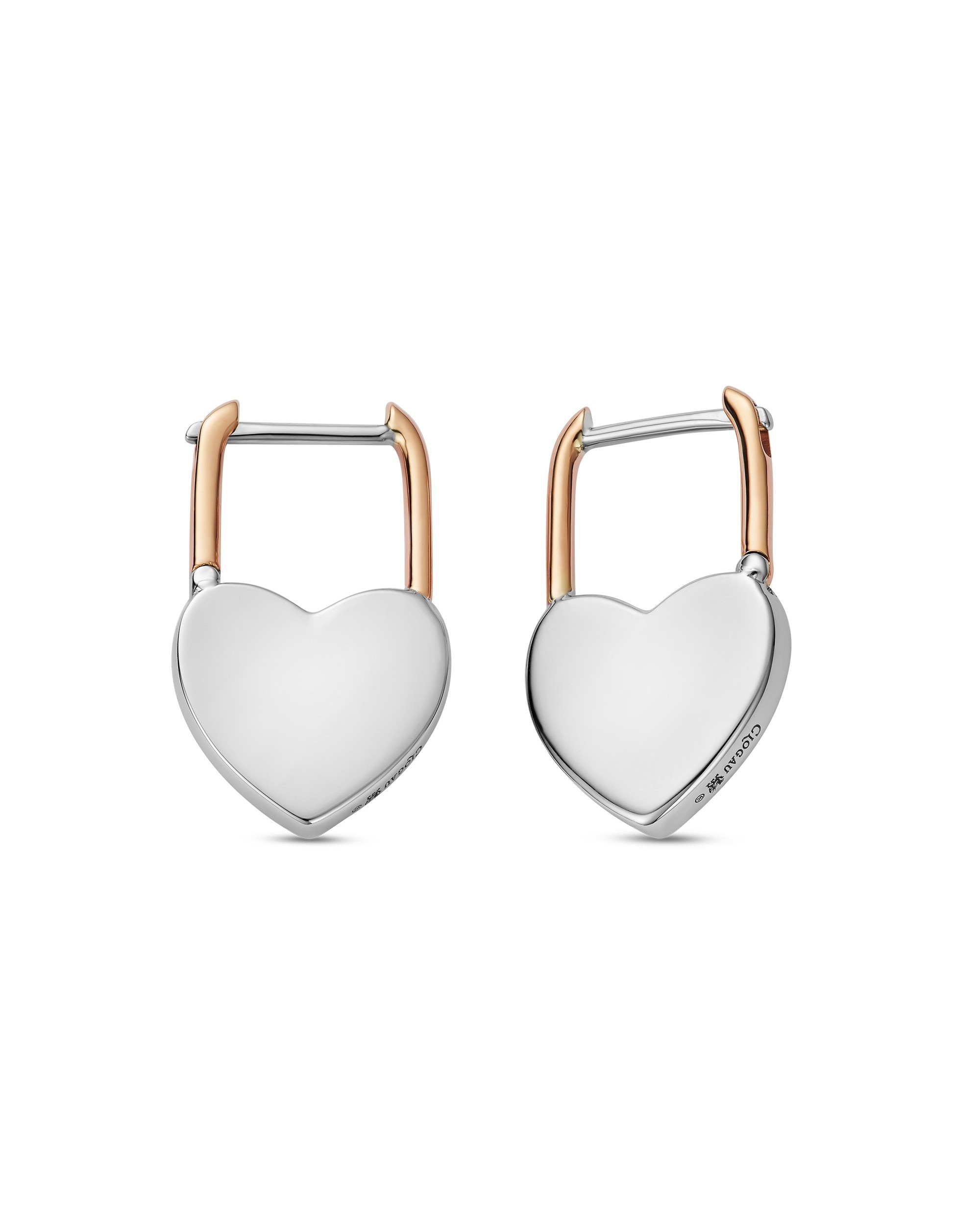 New In - Padlock Hoop Earrings