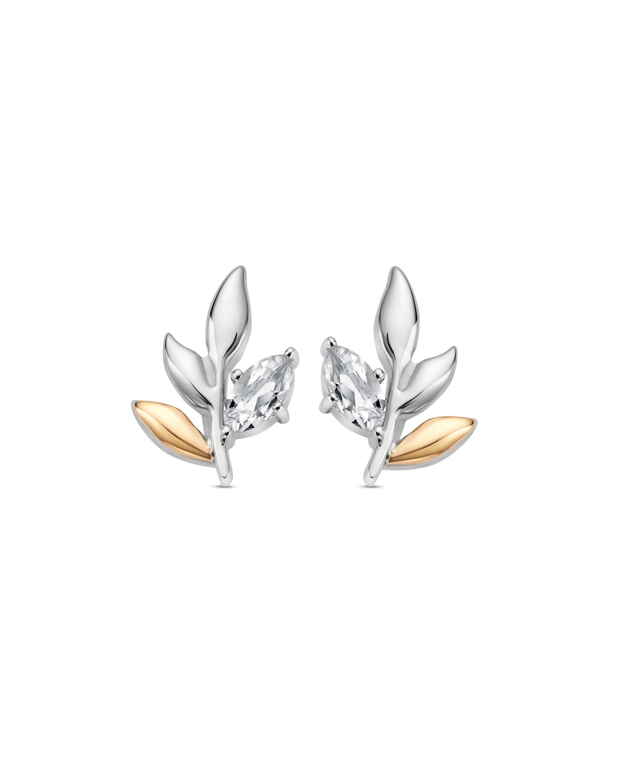 New In - Royal Leaf Stud Earrings