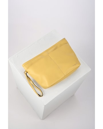 Luella Grey Saskia Yellow Woven Tote