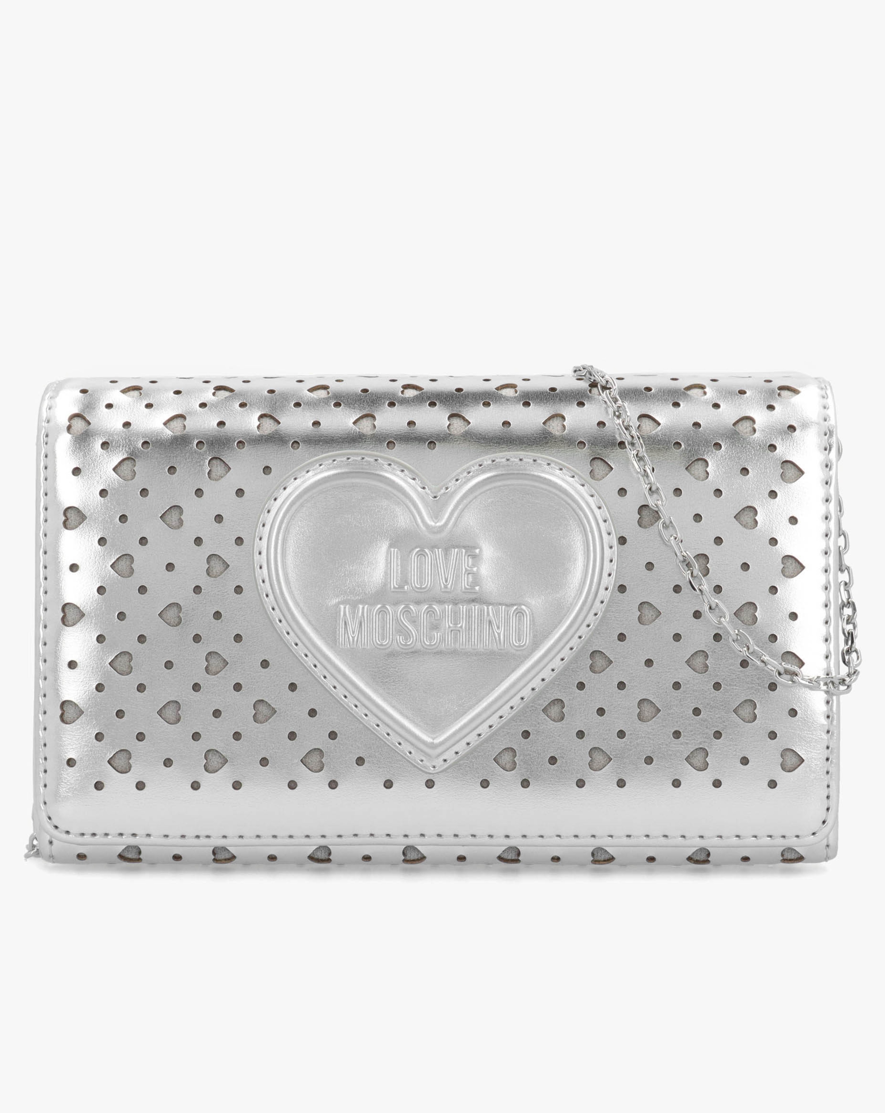 New In - Love Moschino Heart Basket Cross-Body