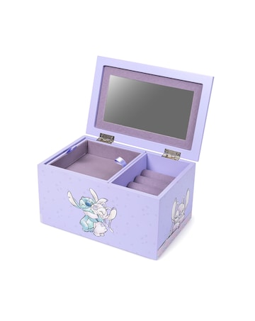 Stitch & Angel Purple Jewellery Box