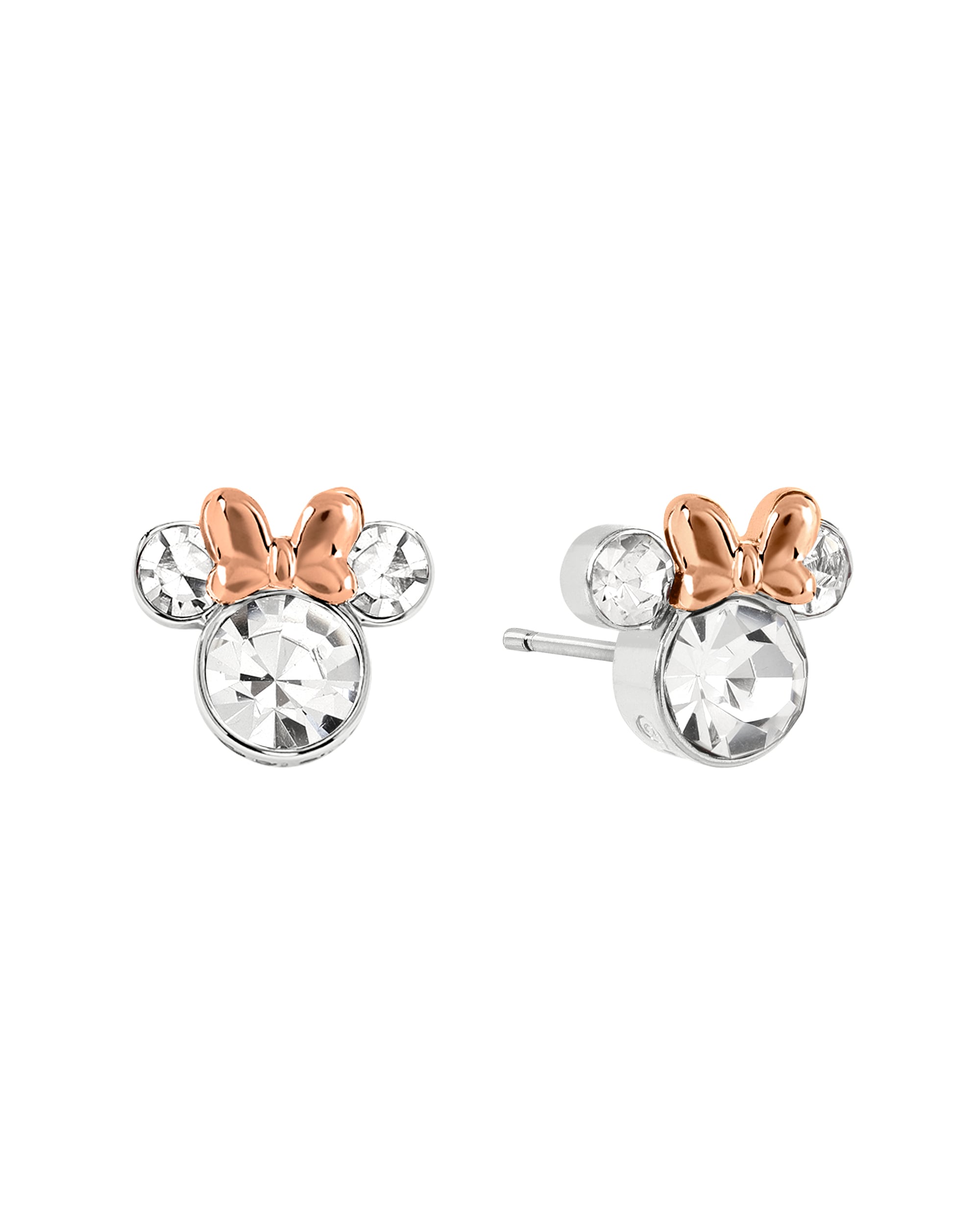 Minnie Mouse Crystal Stud Earrings