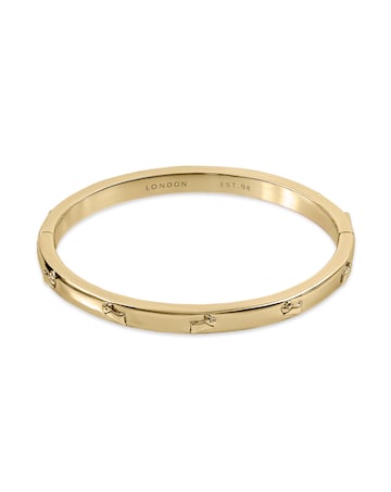 Radley Gold Plated Jumping Dog Bangle