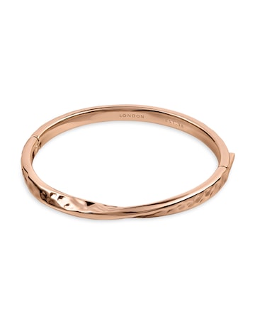 Radley Rose Gold Plated Hammer Bangle