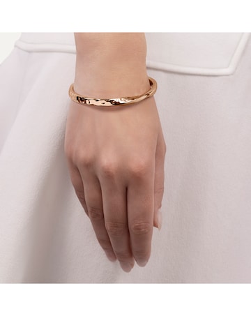 Radley Rose Gold Plated Hammer Bangle