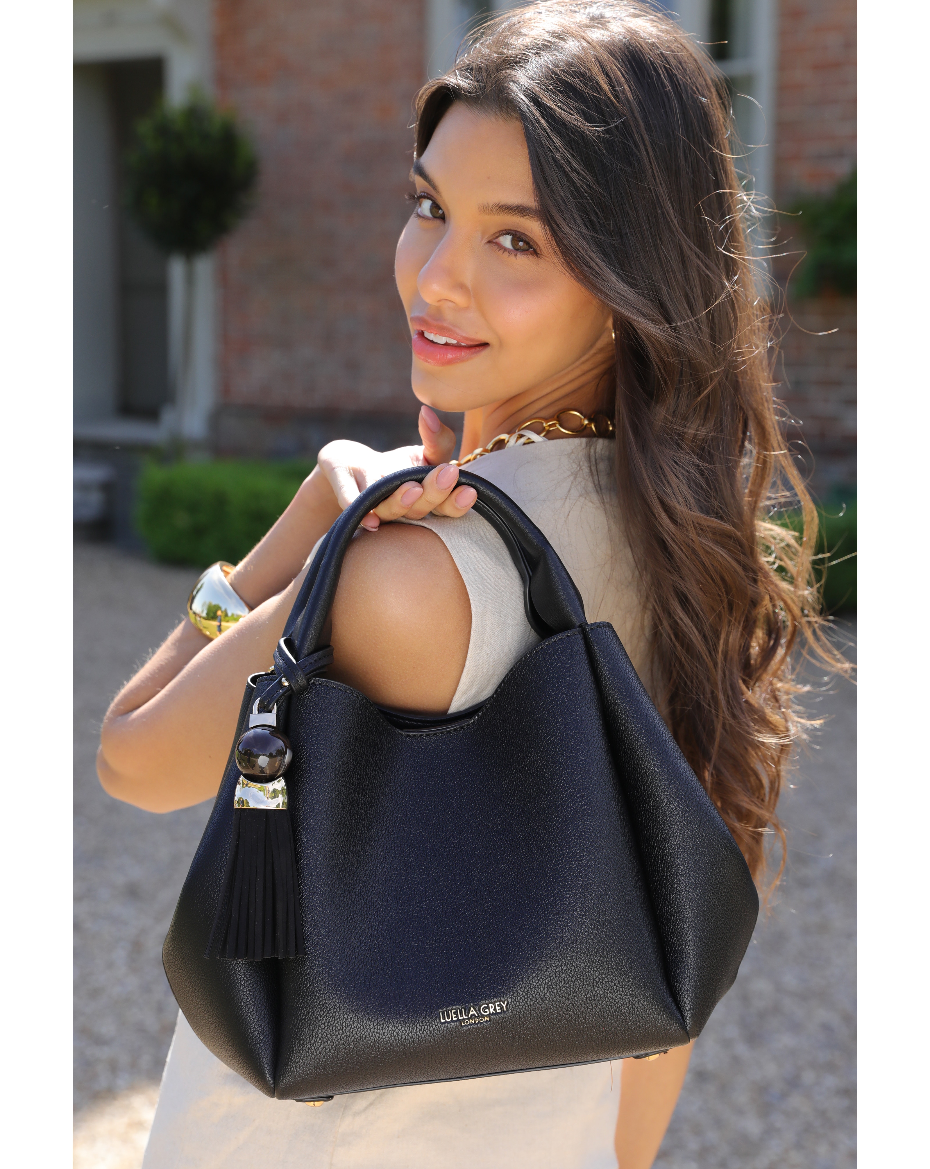 Luella Grey Adele Black Crossbody
