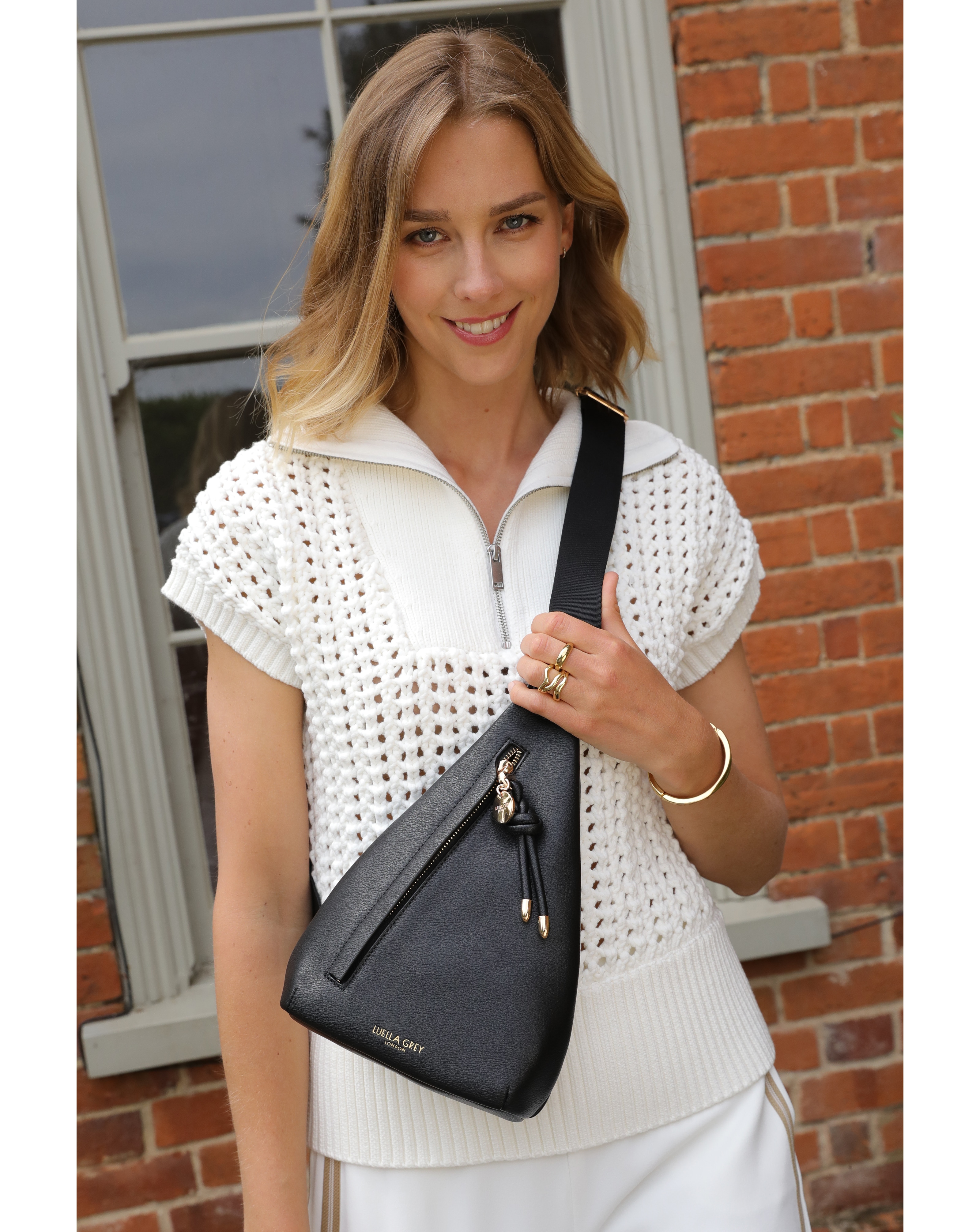 Luella Grey Darla Black Crossbody