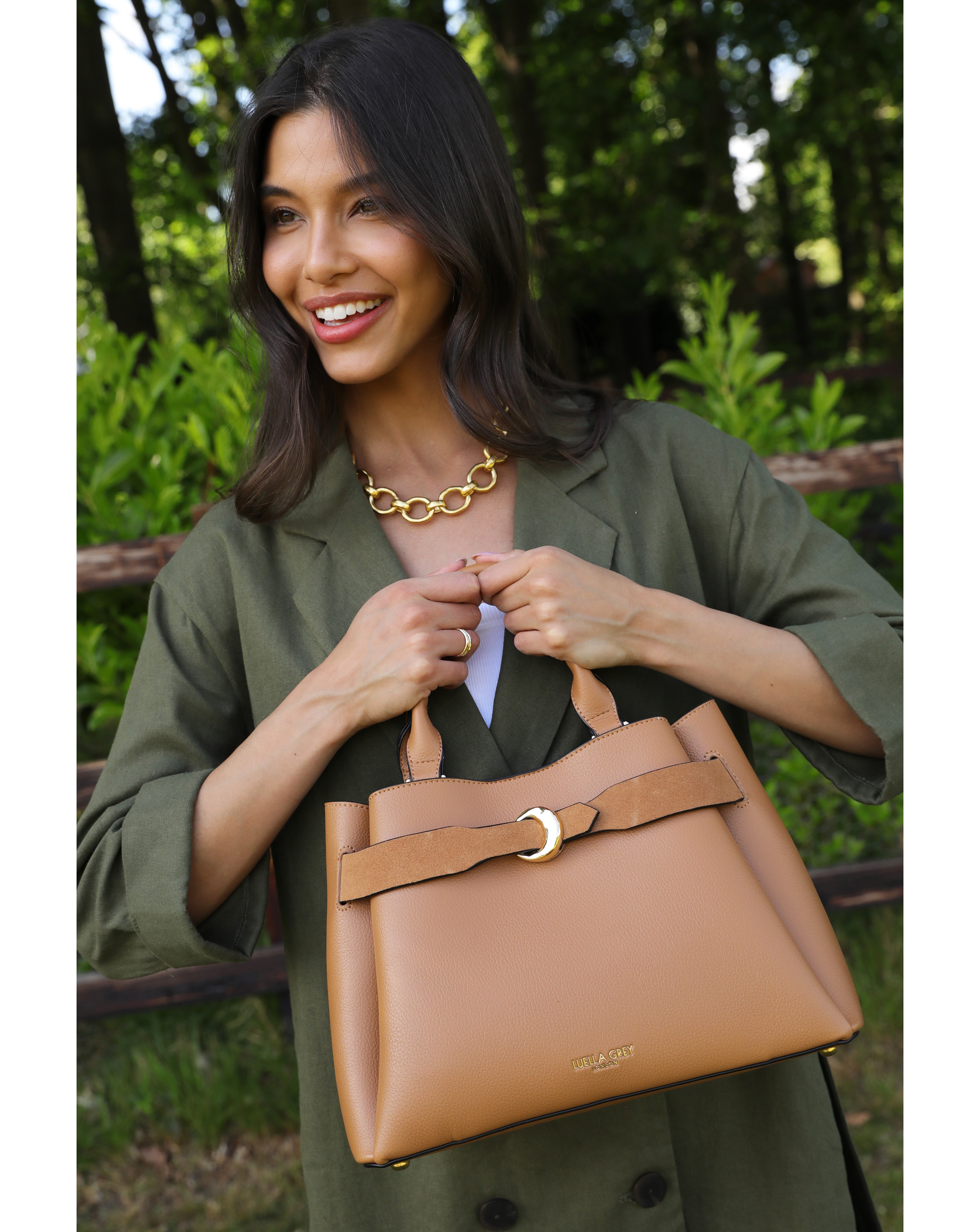 Luella Grey Roxy Camel Tote