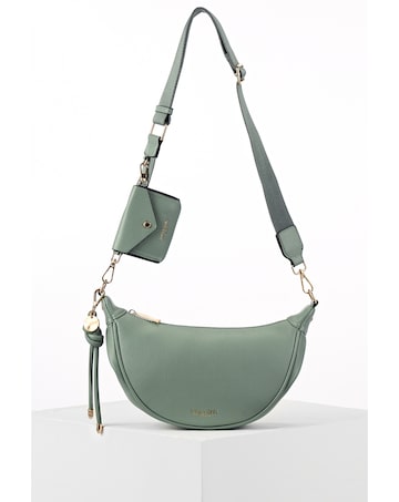 Luella Grey Lolly Green Sling Bag
