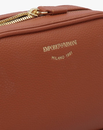Emporio Armani Piped Tan Camera Bag