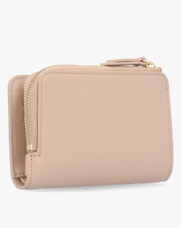 Emporio Armani Bifold Nude Tumbled Leather Zip Around Wallet