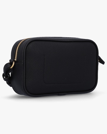Emporio Armani Piped Black & Silver Camera Bag
