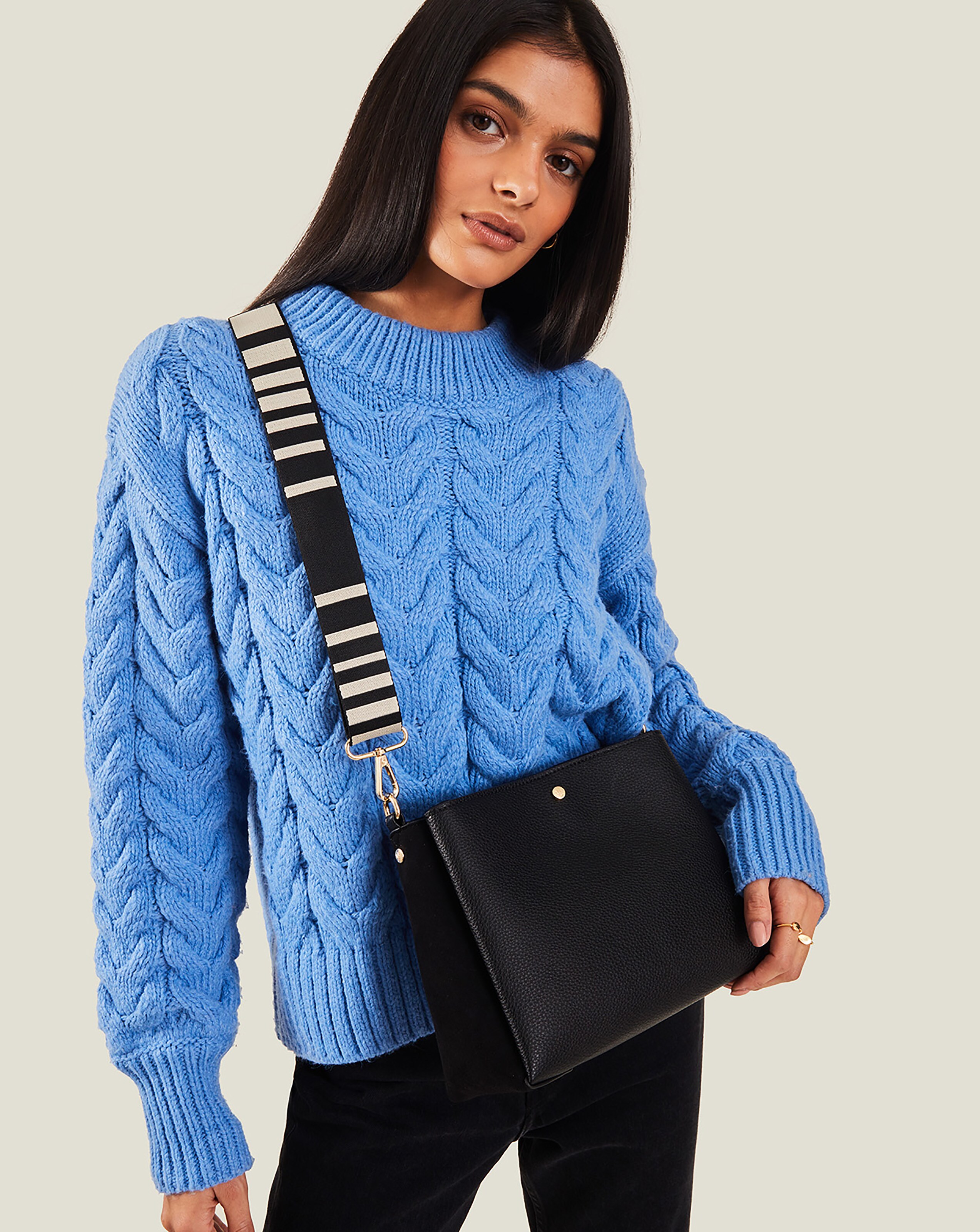 Accessorize Webbing Strap Cross Body Bag Simply Be