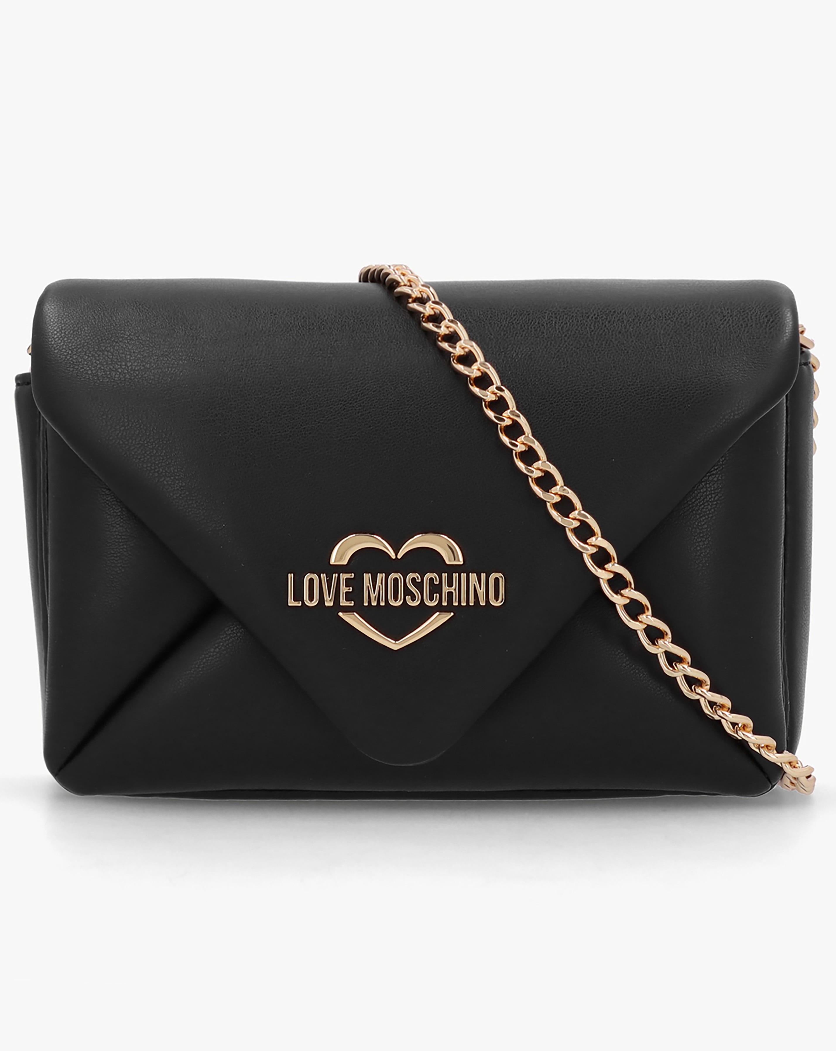 Love Moschino Envelope Black Shoulder Bag Simply Be