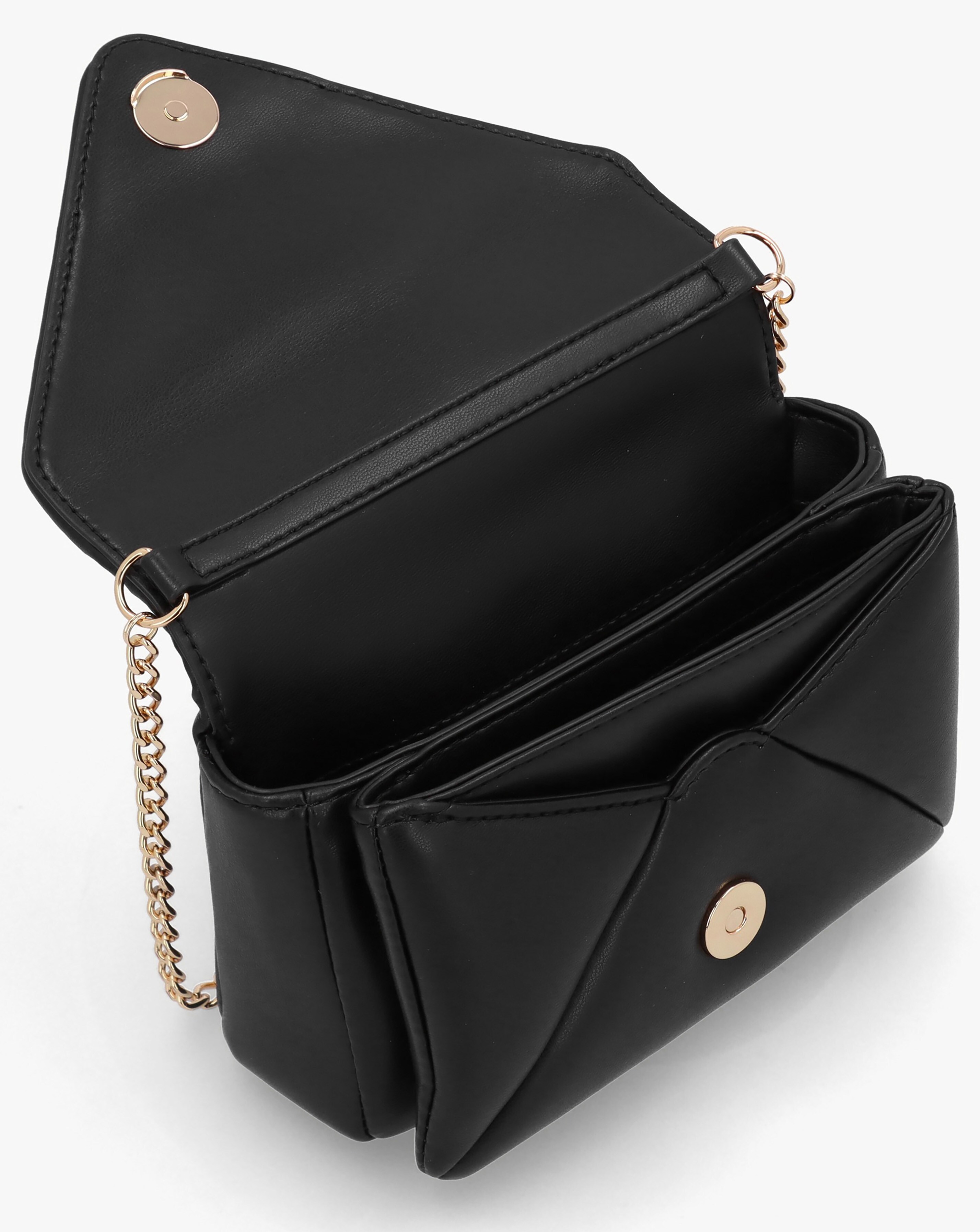 Love Moschino Envelope Black Shoulder Bag Simply Be