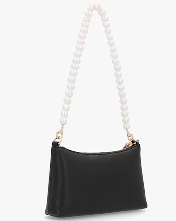Love Moschino Black Pearl Handle Shoulder Bag