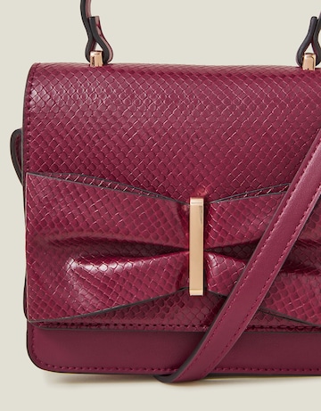 Accessorize Bow Square Cross-Body Bag