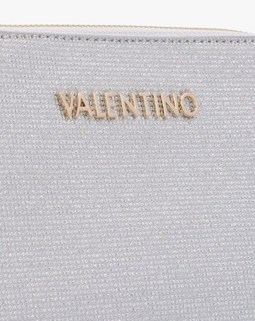 Valentino Bags Chiaia Silver Glitter Pochette Bag