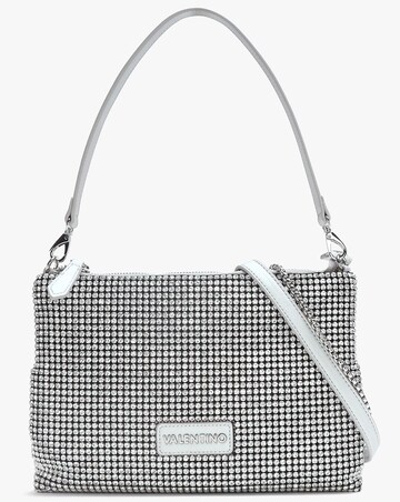 Valentino Bags Nabilah Silver Jewel Pouch Bag