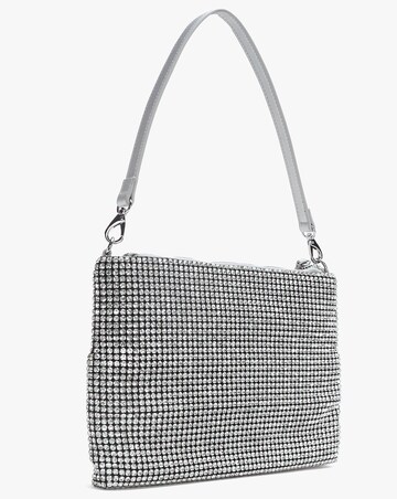 Valentino Bags Nabilah Silver Jewel Pouch Bag
