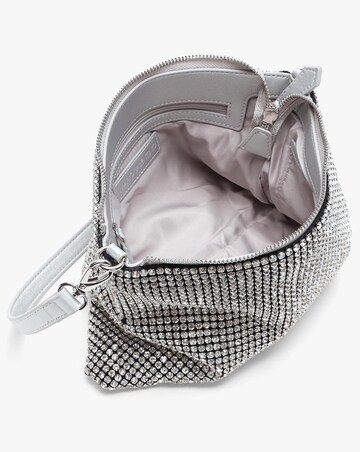 Valentino Bags Nabilah Silver Jewel Pouch Bag
