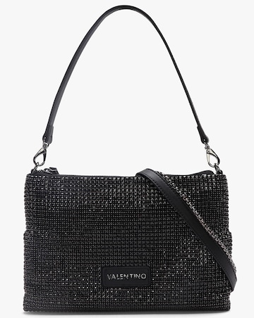 Valentino Bags Nabilah Black Jewel Pouch Bag