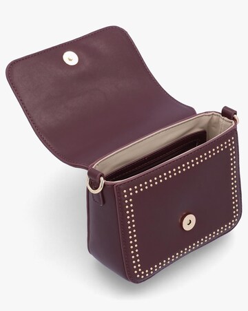 Valentino Bags Shine Burgundy Cross-Body Bag