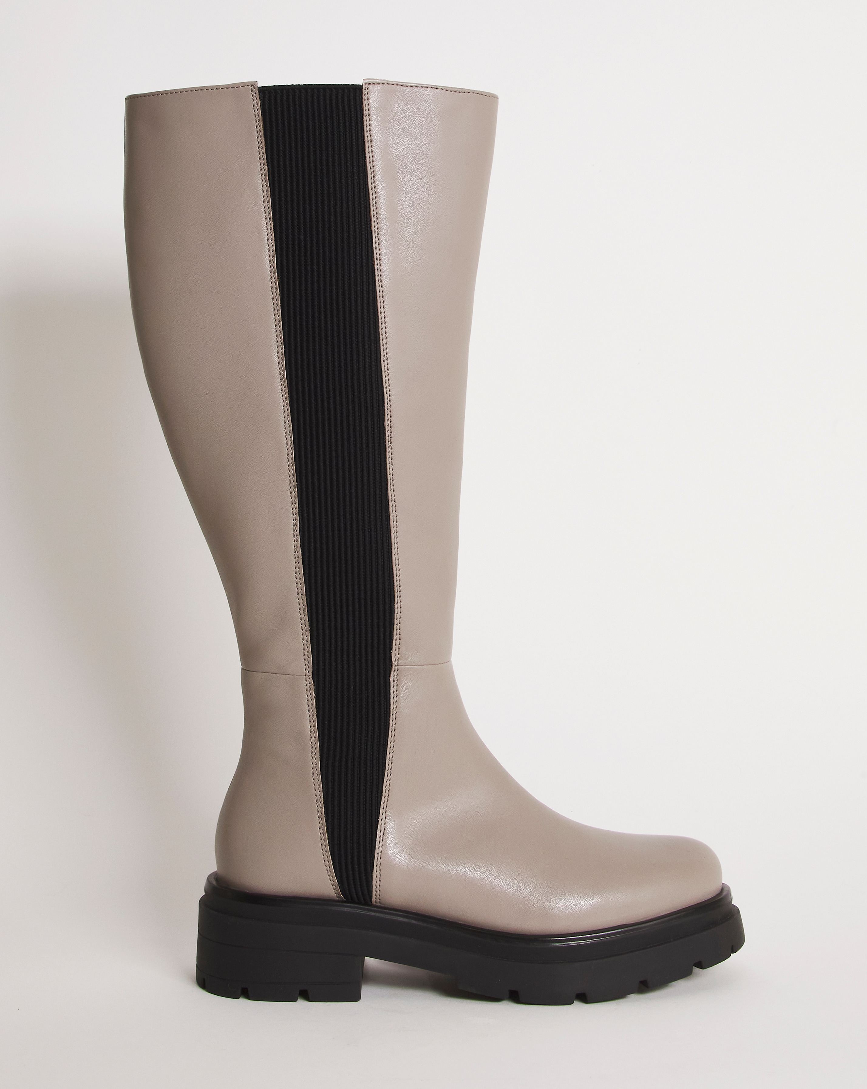 Knee High Chelsea Boots Wide SC