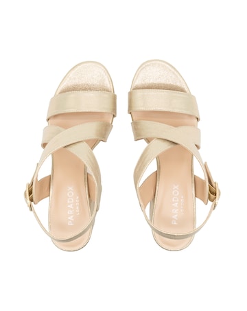 Paradox London Ida Block Heel Sandals