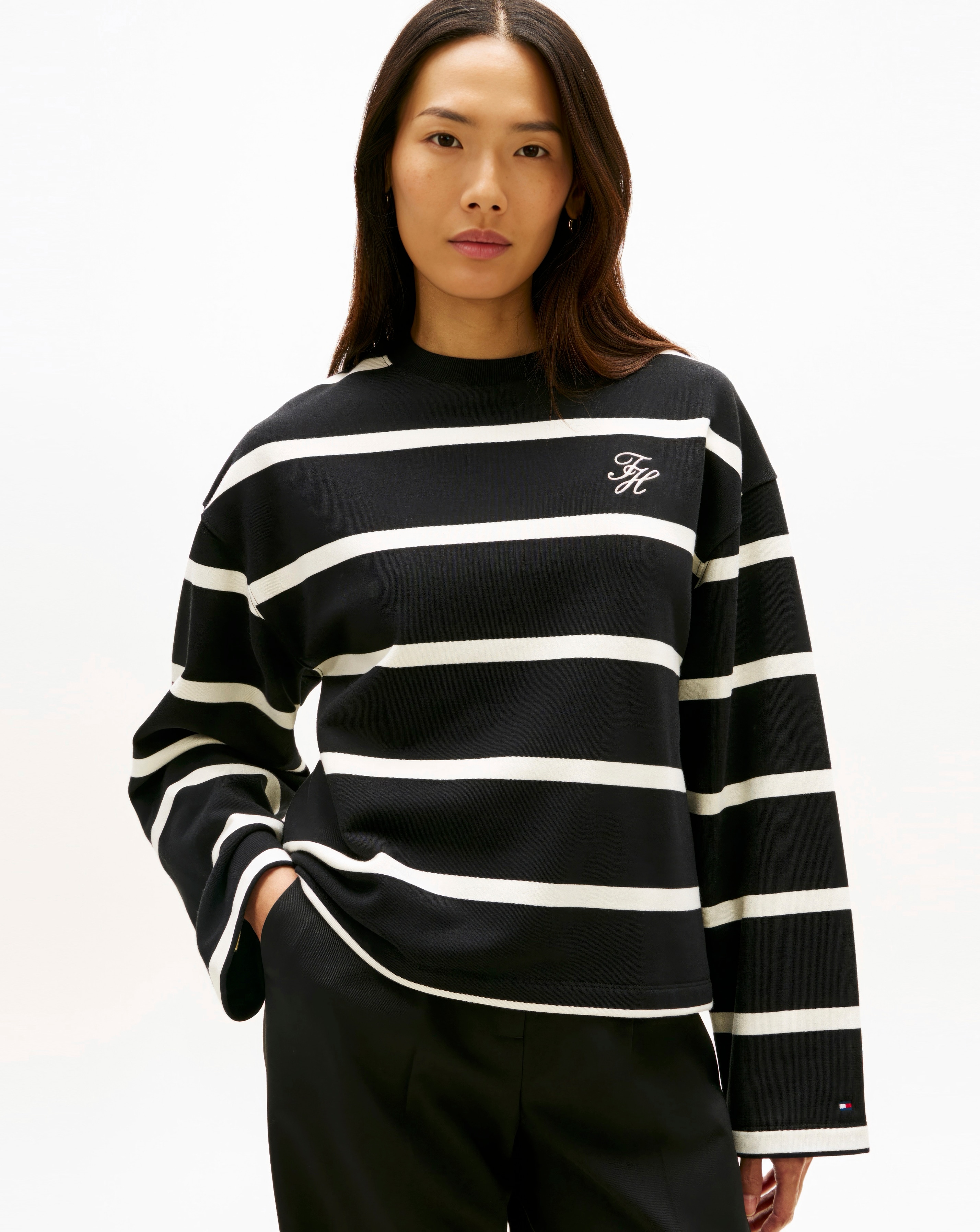 New In - Tommy Hilfiger Script Terry Sweatshirt