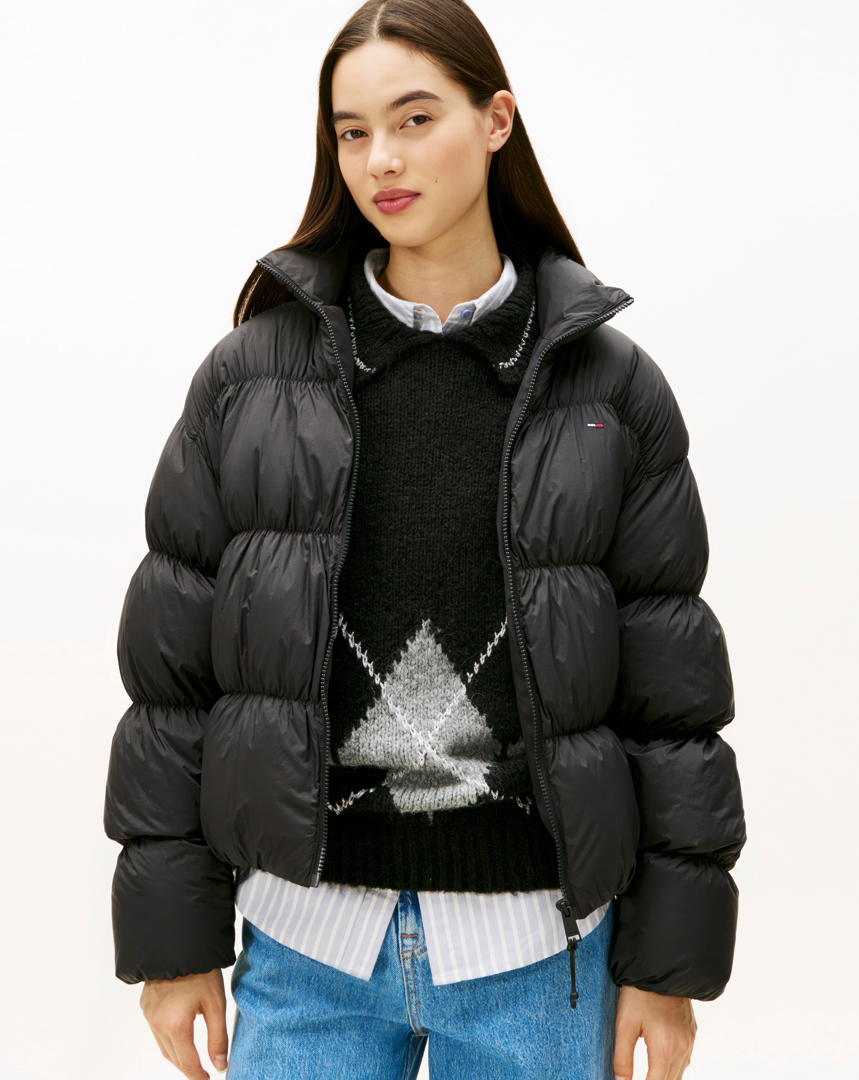 New In - Tommy Jeans Rouched Puffer Down Jacket