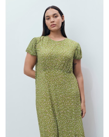 MANGO DITSY FLORAL MIDI DRESS